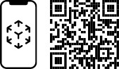 QR-Code ein wunderschöner hund